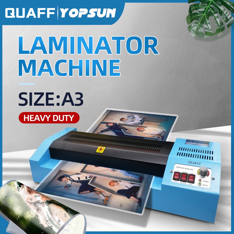 A3/A4 Laminator Machine HOT/COLD/REVERSE 220V Heavy Duty Laminating ...