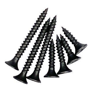 100PCS GYPSUM SCREW BLACK SCREW 1INCH 1 1/4INCH 1 1/2INCH 2INCH FOR ...
