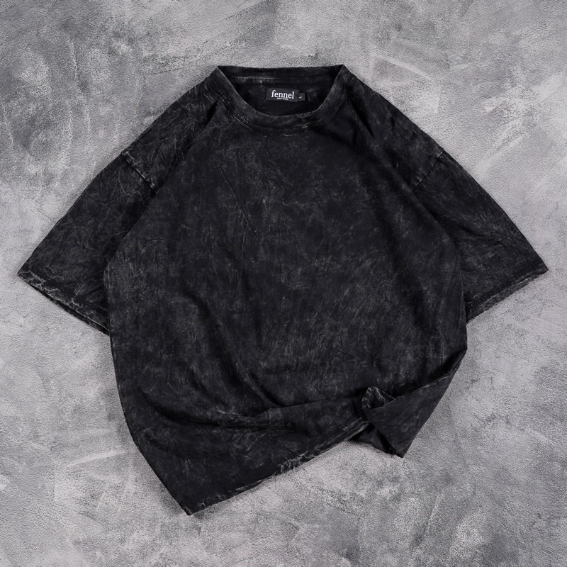 Kaos Oversized Grey Washed Shirt Oversized T-shirt Distro WASH