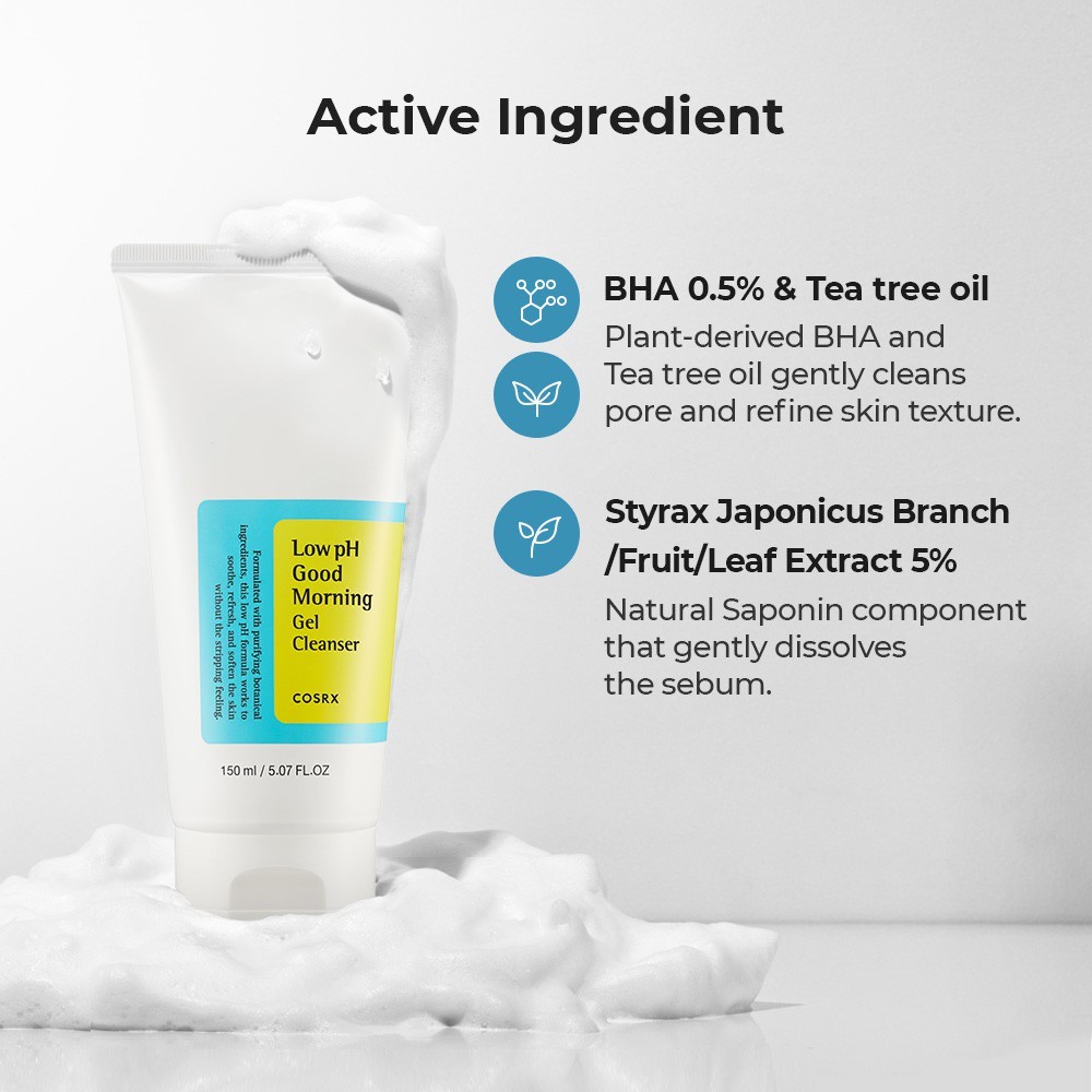 clearblue pregnancy test COSRX Gentle Skin Cleanser Gel Cleanser Salicylic Acid Daily Facial