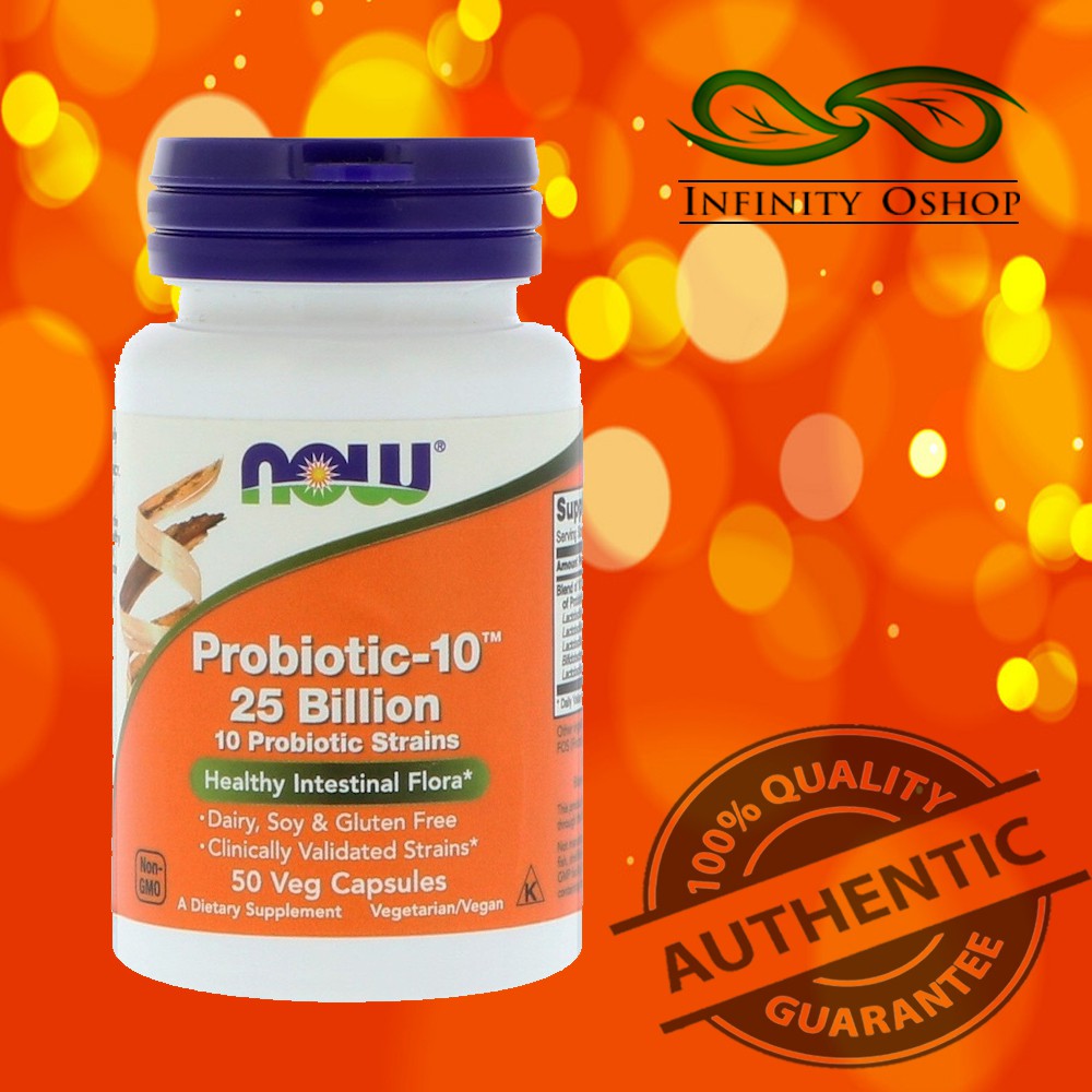 Now Foods Probiotic 10 25 Billion 50 Veg Capsules Shopee Philippines