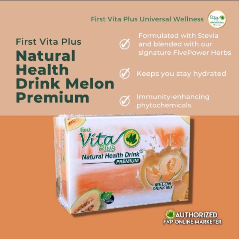 2 BOXES FIRST VITAPLUS NATURAL HEALTH DRINK MELON PREMIUM Shopee