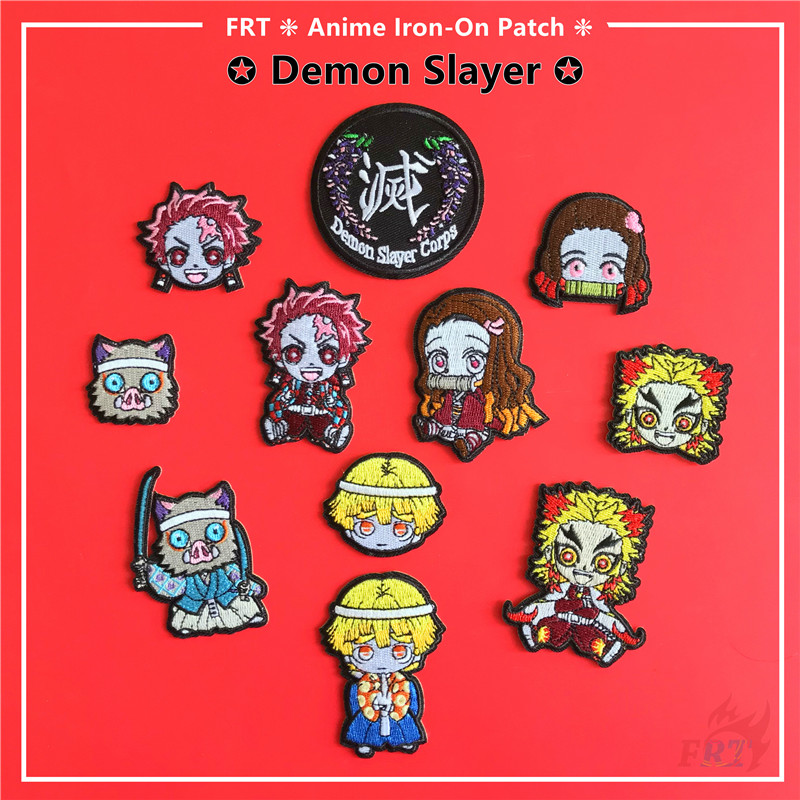 ☸ Demon Slayer Series 03 - Anime Iron-On Patch ☸ 1Pc Kamado Tanjirou ...