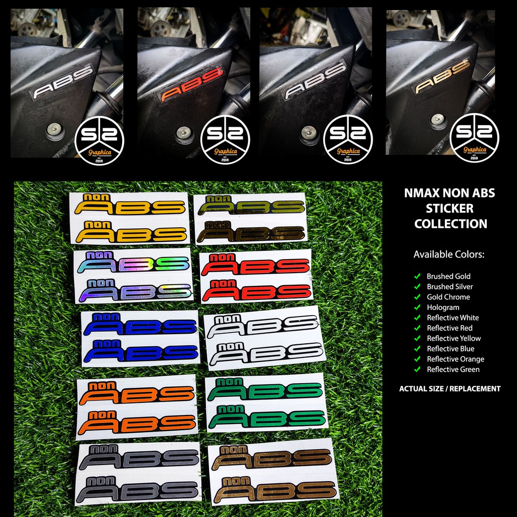 Yamaha NMAX Non ABS Reflective Decals Assorted Thai Stickers [NEW ...