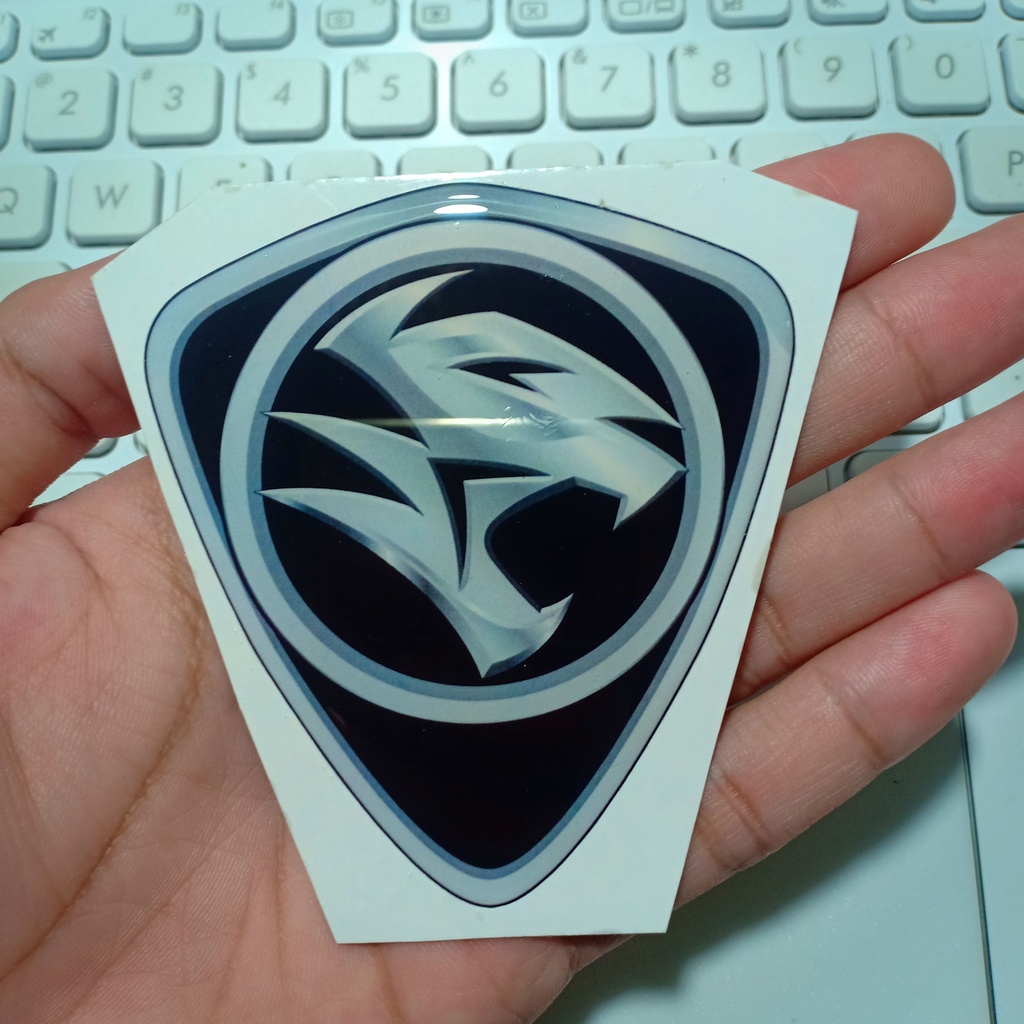 Proton Flexible resin embossed sticker Emblem | Shopee Philippines
