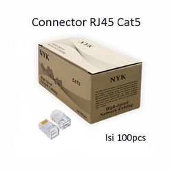 Rj45 CAT5E CONNECTOR 1 BOX NYK (50PCS CONTENTS) | Shopee Philippines