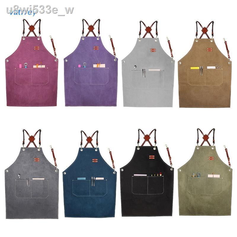 VA Utility Work Apron Canvas Apron Workshop Tool Apron with Adjustable ...