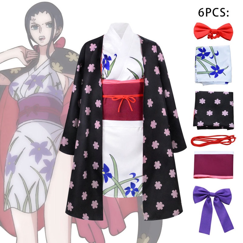 Nico Robin Cosplay Anime One Piece Costume Outfit Robin Kimono Cosplay ...