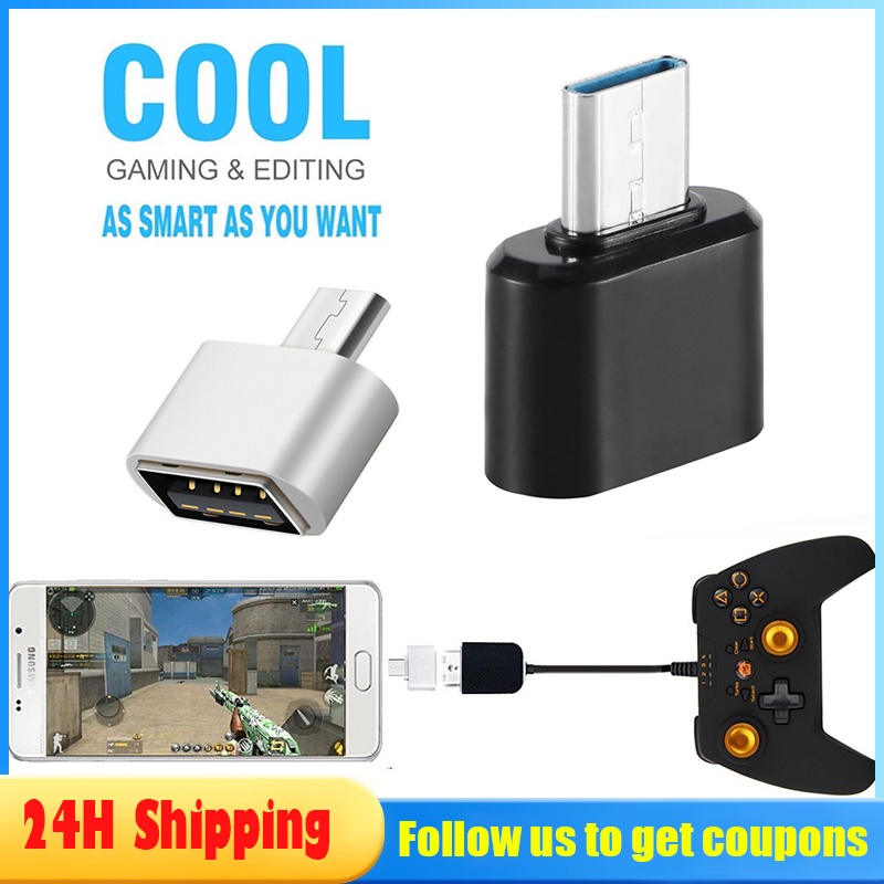 Android To Usb Otg Adapter Type C Micro USB Data Transmission Convertor ...