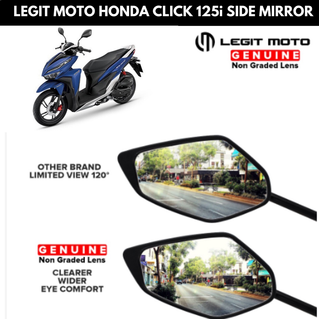 ORIGINAL HONDA CLICK 125i SIDE MIRROR LEGIT MOTO WALANG GRADO / HONDA