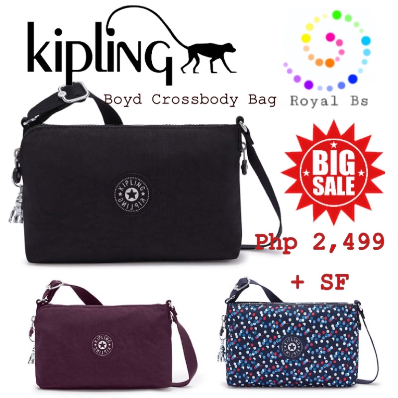 Authentic Kipling 🇺🇸 Boyd Crossbody Bag | Shopee Philippines