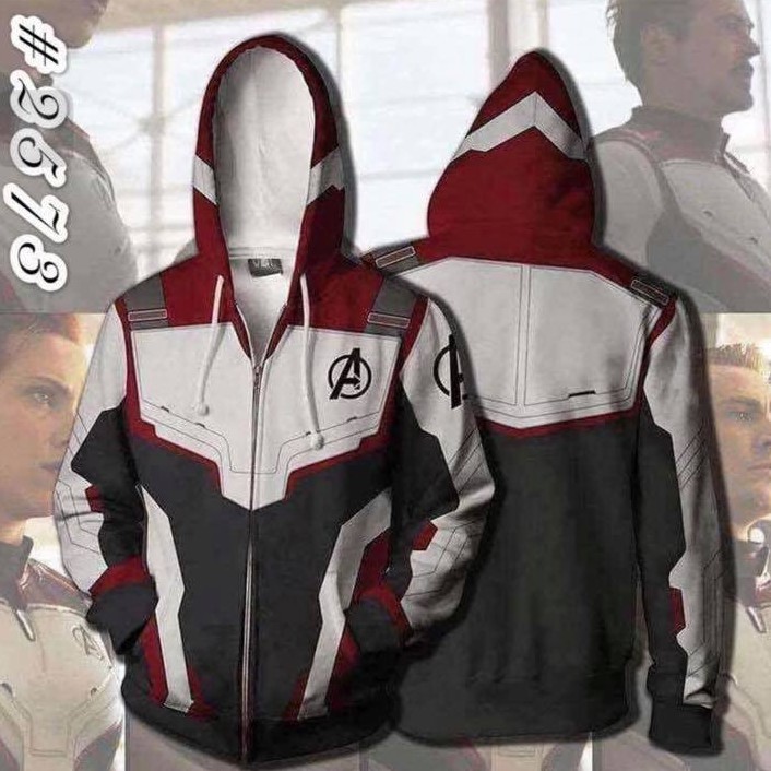 Avengers endgame on sale quantum suit hoodie