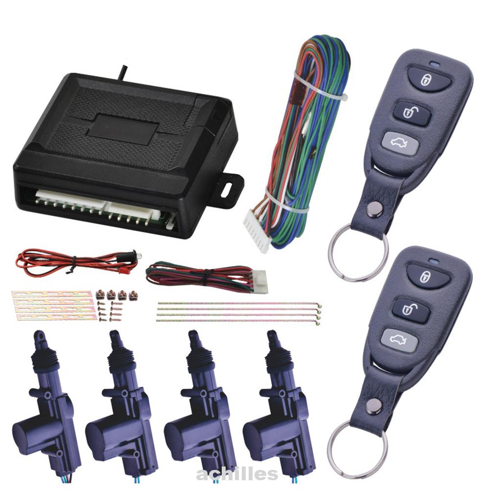 Quick Universal Practical Security Remote Rotation Anti Theft Car Lock Kit Shopee Philippines