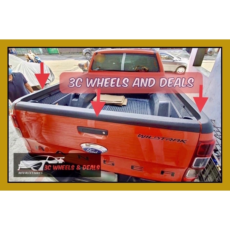 FORD RANGER 2012-2021 RAIL GUARD (3pcs) | Shopee Philippines