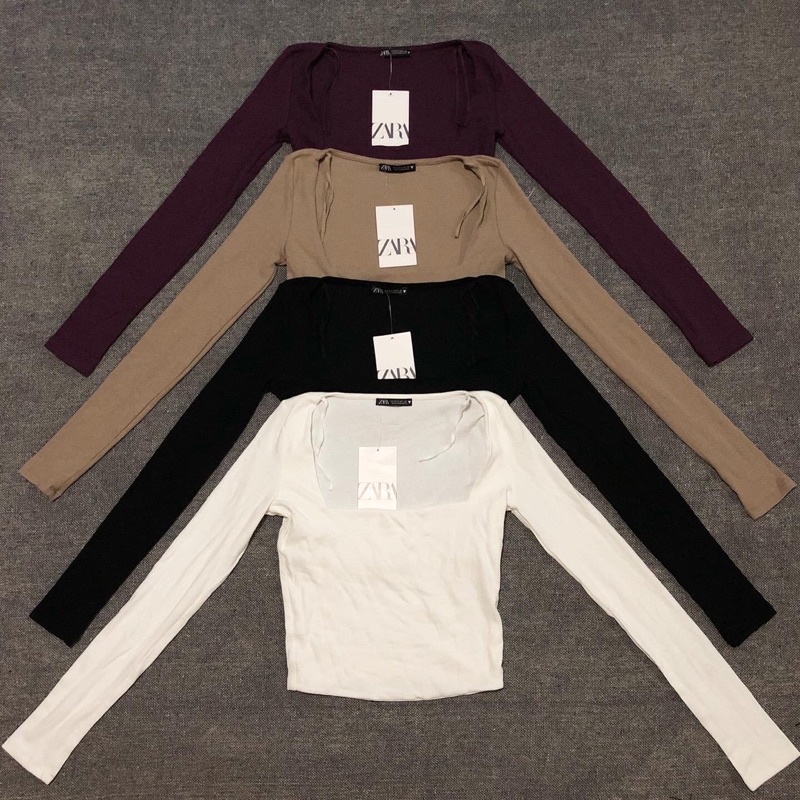 ZARA LONG SLEEVES (Crop) Shopee Philippines