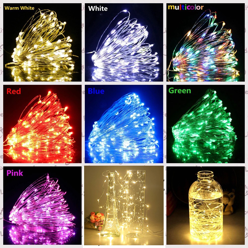 3Meter(Free Battery)Copper Wire String Light Strip Birthday Party ...