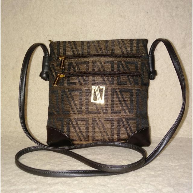 Diana Valentino DIANA VALENTINO Handbag Brown Brown Monogram Logo
