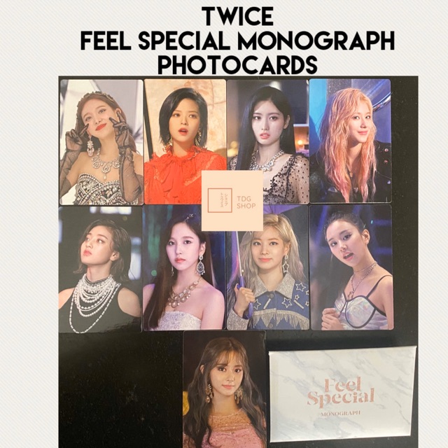 TWICE Feel Special Monograph Photocards | Shopee Philippines