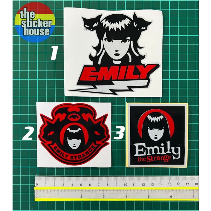 EMILY THE STRANGER / EMILY CATS STICKER CUTTING OVERLAPPING REFLECTIVE ...