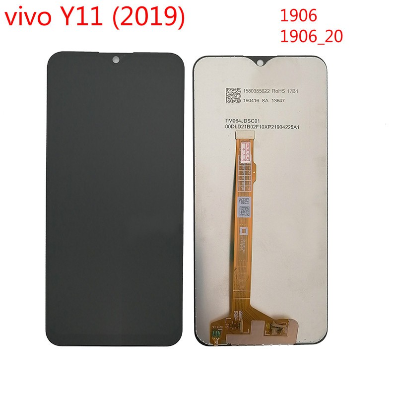 6.35" For Vivo Y11 2019 LCD Display Touch Screen Digitizer VIVO 1906