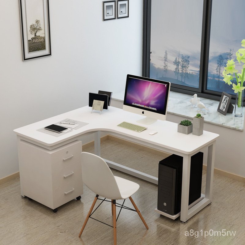 Modern Simple Computer Desk Desktop Home Corner Desk Single Corner Desk ...
