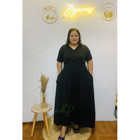 PLUS SIZE Maxi Dress Balloon Maxi | Shopee Philippines