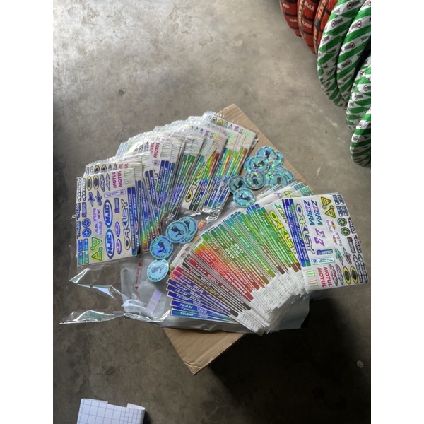 HOLOGRAPHIC HELMET VISOR STICKER Shopee Philippines