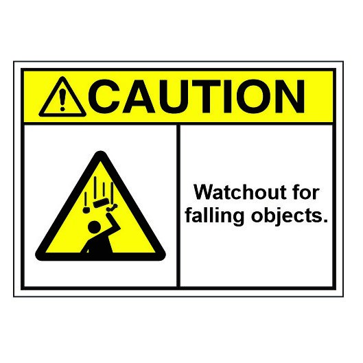 Safety Signs Caution Vinyl Sticker with Lamination Signage | Shopee ...