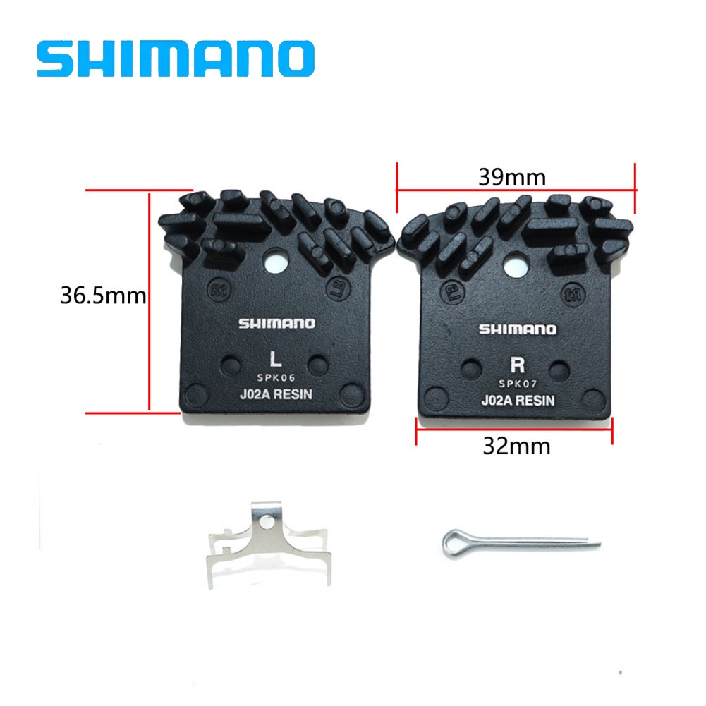 Shimano MTB J02A/G03S Resin Cooling Fin Ice Tech Disc Brake Pads