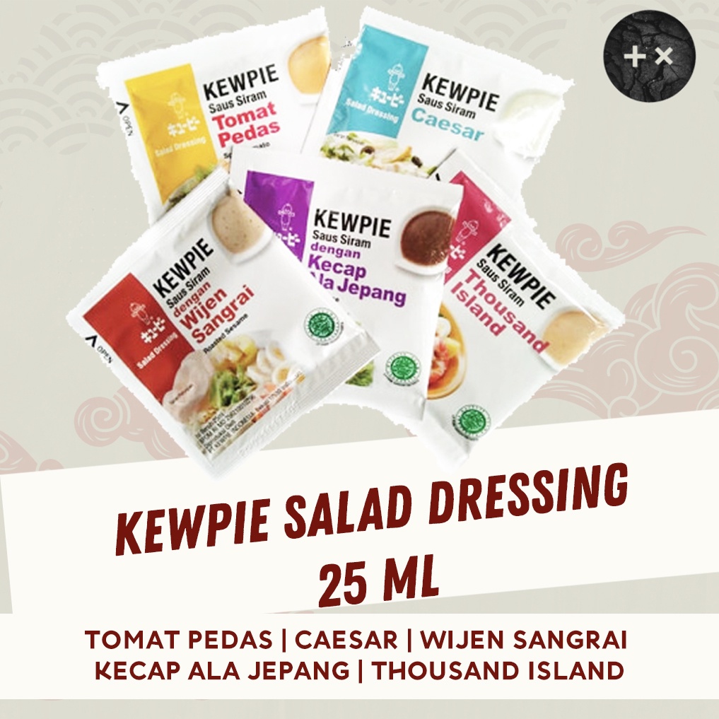 Kewpie Salad Dressing Halal Sachet Water Sauce 25ml Shopee Philippines