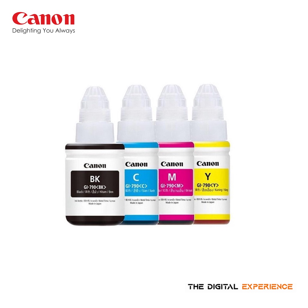 Original Canon GI790 Ink Bottle (Cyan, Yellow, Magenta, Black