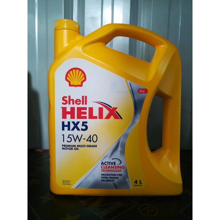 Shell Helix HX5 15W40 Premium Multi Grade Motor Oil 4L | Shopee Philippines