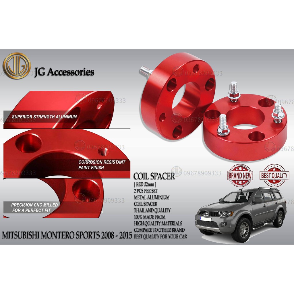 MITSUBISHI MONTERO SPORTS 20082015 32MM COIL SPACER/FRONT SUSPENSION