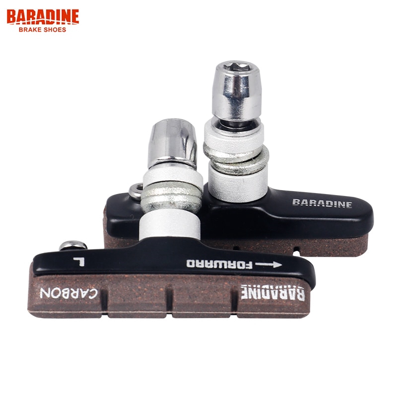 1 Pair Carbon Wheel Rims Brake Cork Pads MTB Road Bicycle Braking ...
