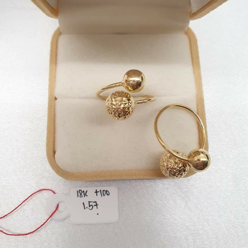 18k Saudi 🇸🇦 gold ring pawnable | Shopee Philippines
