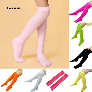 HN♥Kids Toddler Girls Solid Color Over Knee Socks Tights Leg Warmer ...