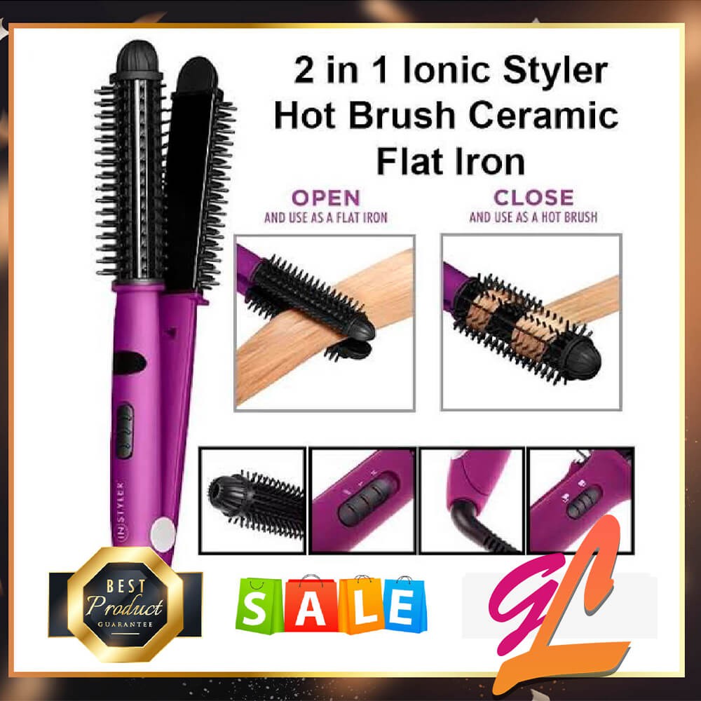 Instyler ionic styler pro ionic shop hot brush and ceramic flat iron