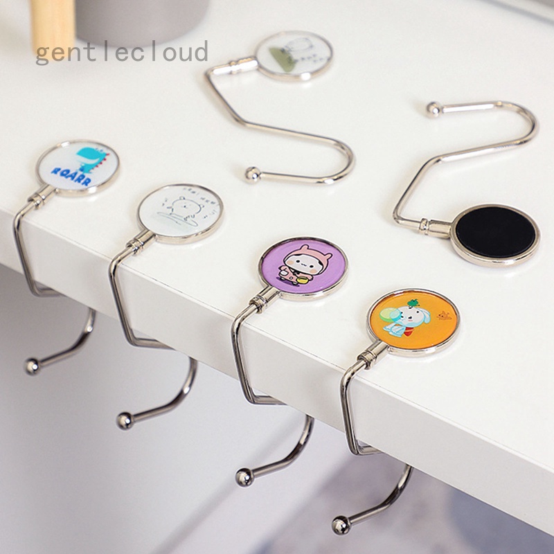 GC Portable Folding Bag Hook Table Under Counter Safety Hang Grip Clips ...