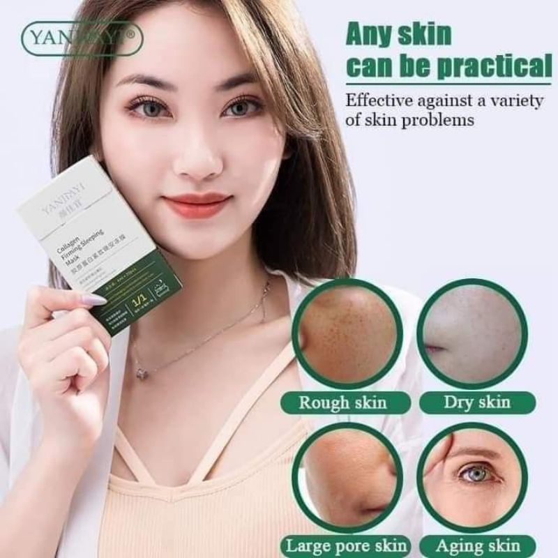 YANJIAYI(COLLAGEN*FIRMING*SLEEPING MASK) | Shopee Philippines