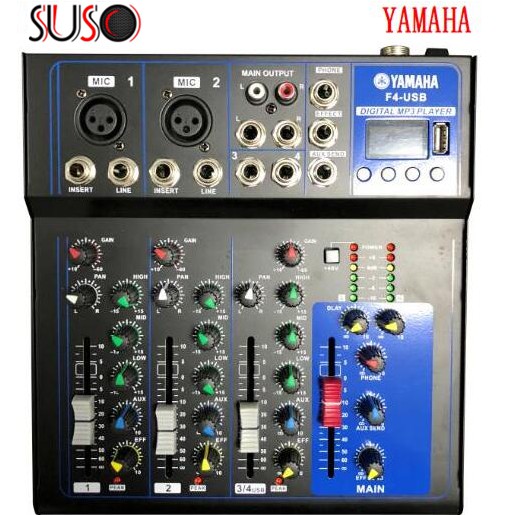 Yamaha F4USB 4 Channel Mixer with Bluetooth Shopee Philippines