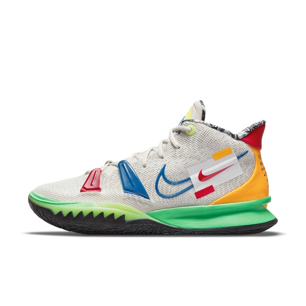 Kyrie shoes white and hot sale green