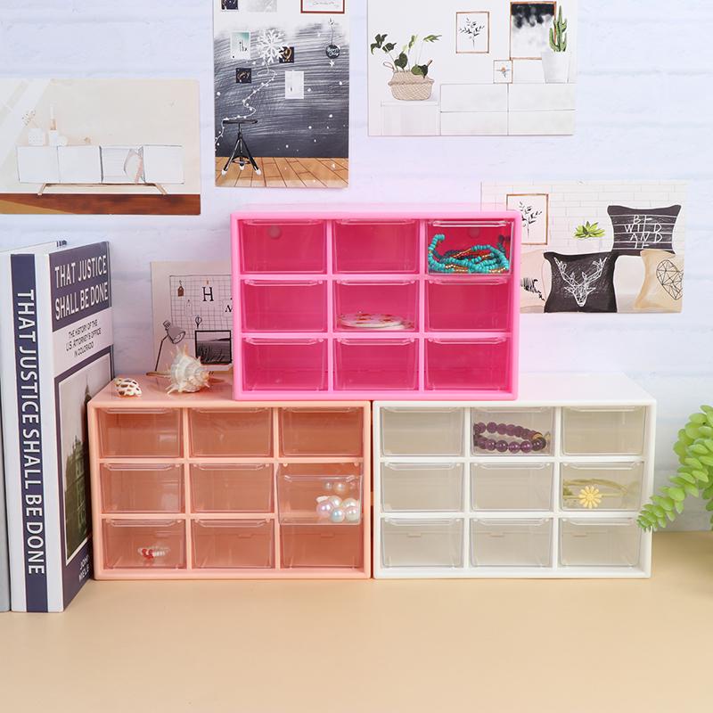 Mini Desktop Storage Drawer Organizer Sticker Drawers Office Home Craft ...