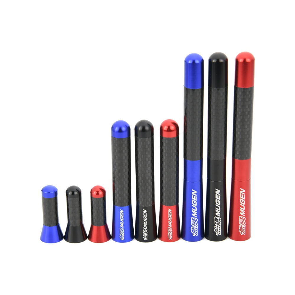 3.5/8/12CM Carbon Fiber Car Antenna FM Radio Aerial Signal Receiver