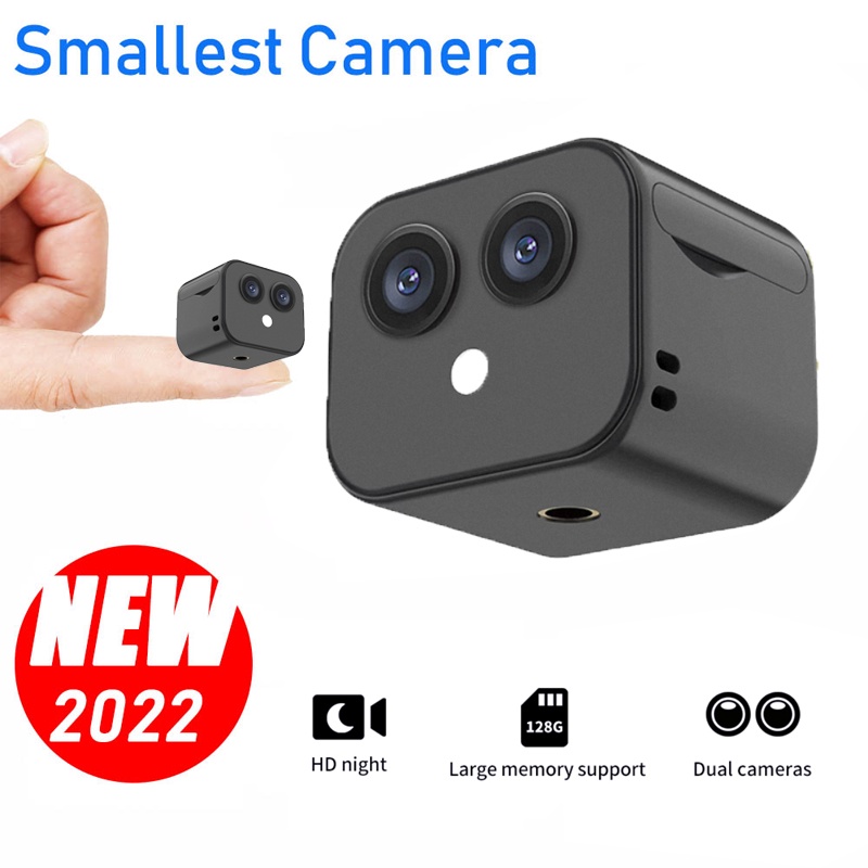 2022 NEW Mini Wifi Action Camera 4K HD Live Video Home Security  Surveillance Cam with Motion Detection Wireless Remote Baby Monitor
