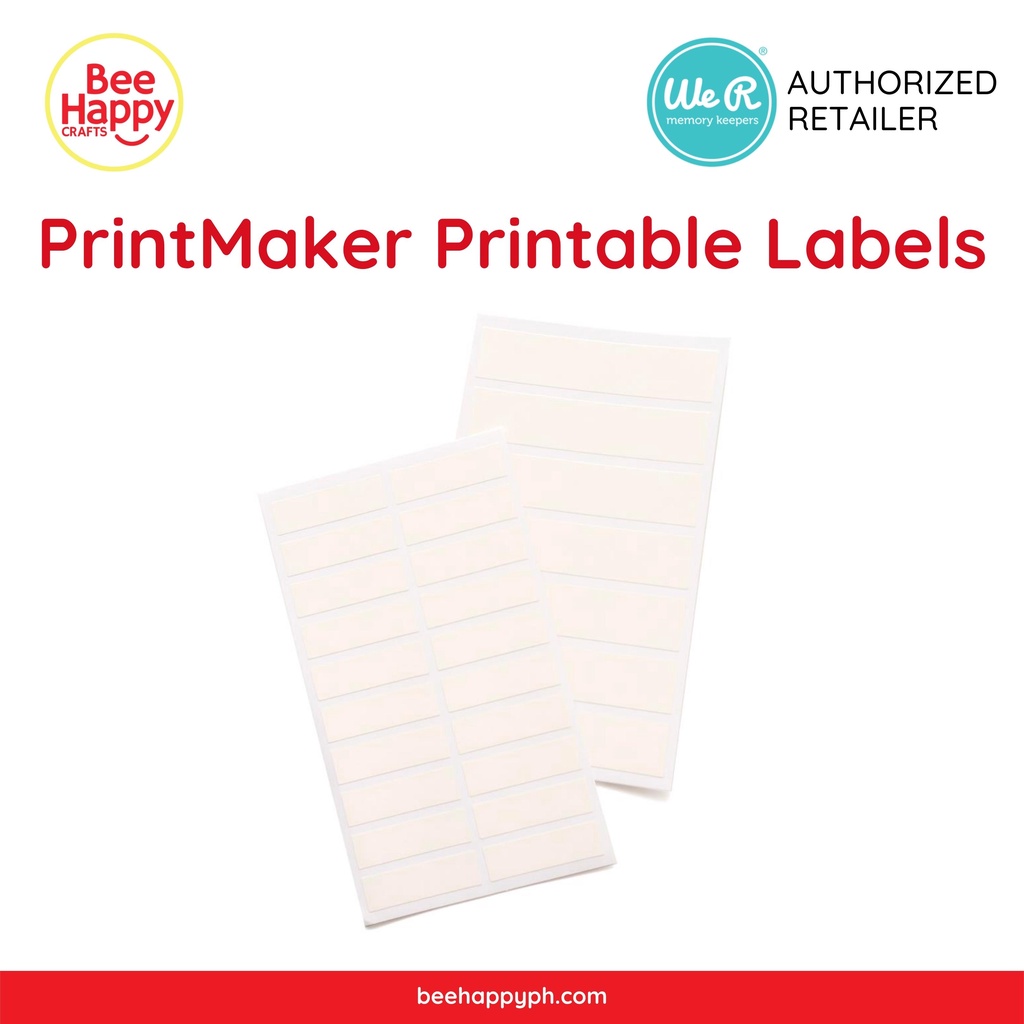 We R Memory Keepers PrintMaker Printable Labels | Shopee Philippines