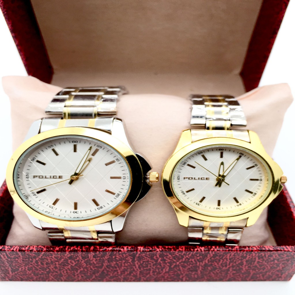 JYS High Fassion Classic Elegant POLICE Watch Perfect Couple Watch T203 Shopee Philippines