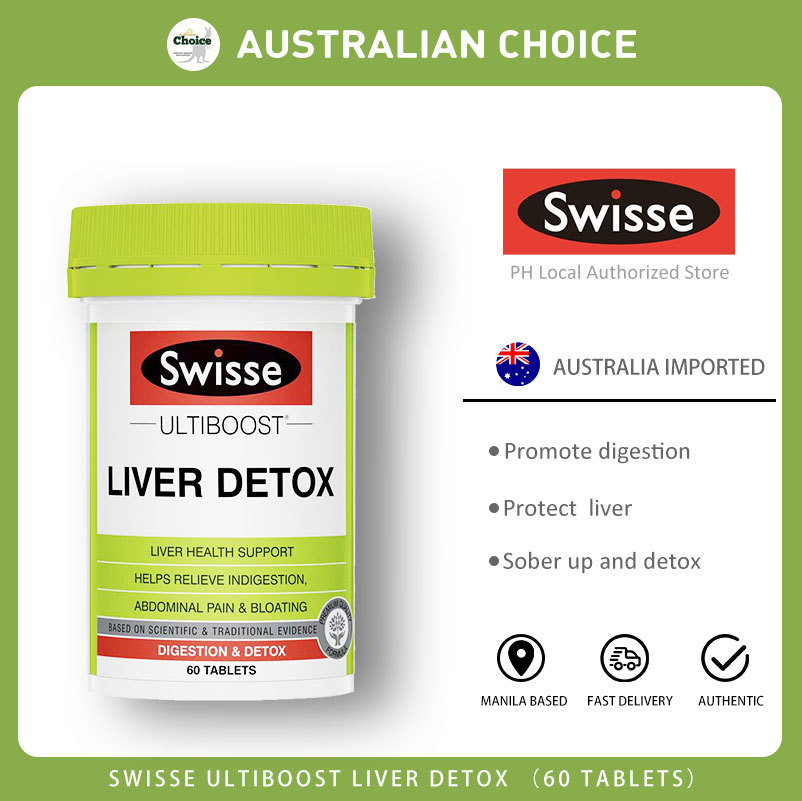 Swisse Liver Detox Boosting Liver Detoxification Bloating Indigestion