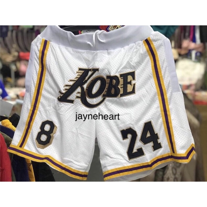 Just aOn Shorts LAKERS KOBE BRYANT No.24 FOR Fashion Sports Shopee Philippines