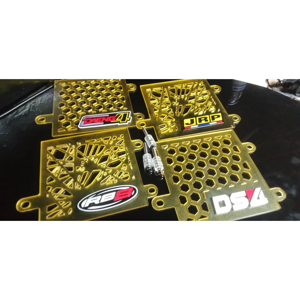 radiator cover for hoNda click TRANSLUCENT GOLD COLOR no | Shopee ...