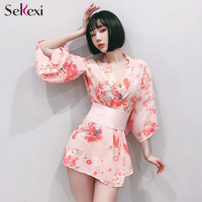 Sexy on sale kimono dress